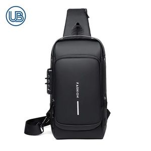 ArzekUS UzoBag with USB Charging Sport Sling Anti-theft Shoulder Bag